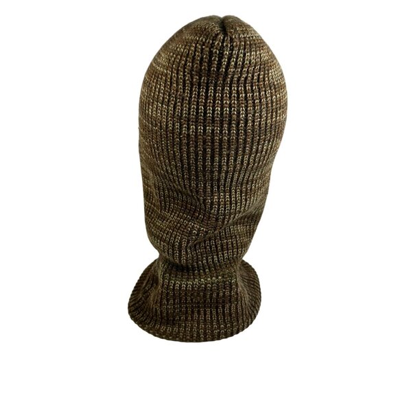 Vintage Camouflage & Blaze Orange Reversible Balaclava Mask Made In USA Hunting - Picture 8 of 9